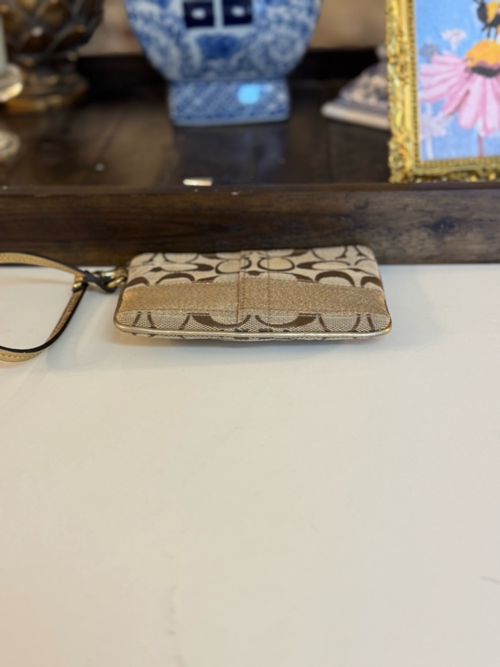 🤎 COACH PENELOPE SIGNATURE TAN AND BROWN CROSSBODY BAG. - Picture 11 of 16